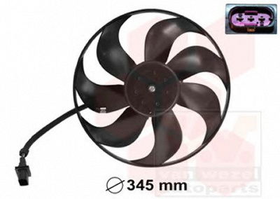 VAN WEZEL 5825745 -  Вентилятор, охлаждение двигателя
